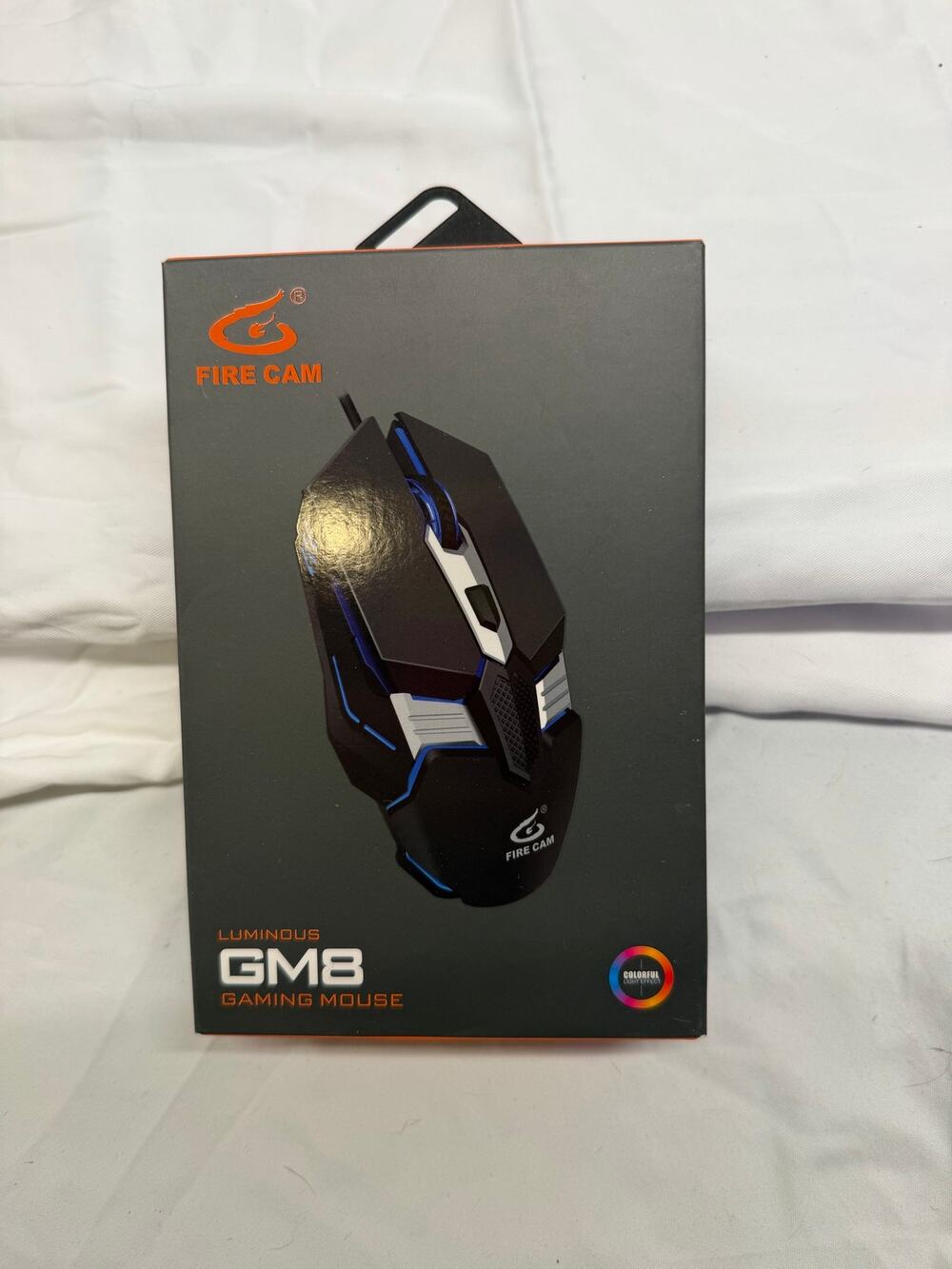 GMB Gaming Mouse – RGB LED – Adjustable DPI – Ergonomic Design – New in Box